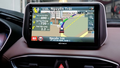 Màn hình DVD Android liền camera 360 Hyundai Santafe 2021 - nay | Gotech GT360 Plus